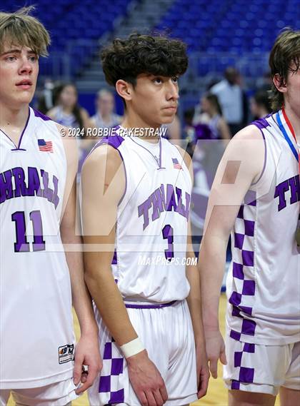 Thumbnail 3 in Thrall vs. Shelbyville (UIL 2A Basketball Semifinal Medal Ceremony) photogallery.