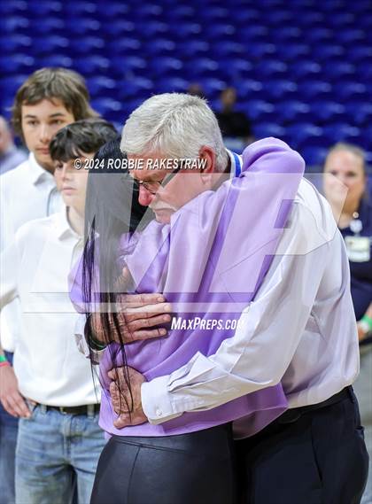 Thumbnail 3 in Thrall vs. Shelbyville (UIL 2A Basketball Semifinal Medal Ceremony) photogallery.