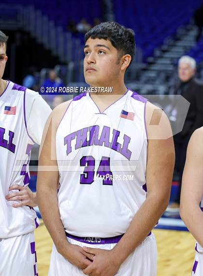 Thumbnail 2 in Thrall vs. Shelbyville (UIL 2A Basketball Semifinal Medal Ceremony) photogallery.