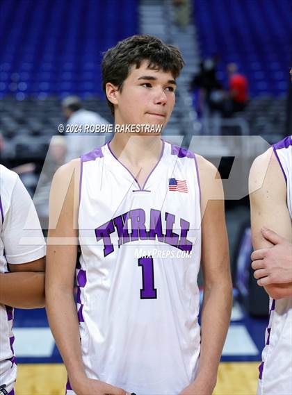 Thumbnail 2 in Thrall vs. Shelbyville (UIL 2A Basketball Semifinal Medal Ceremony) photogallery.