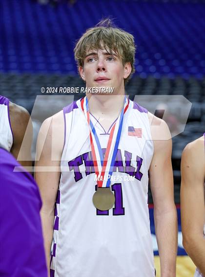 Thumbnail 3 in Thrall vs. Shelbyville (UIL 2A Basketball Semifinal Medal Ceremony) photogallery.