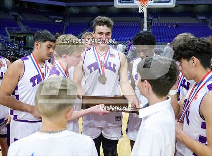 Thumbnail 3 in Thrall vs. Shelbyville (UIL 2A Basketball Semifinal Medal Ceremony) photogallery.