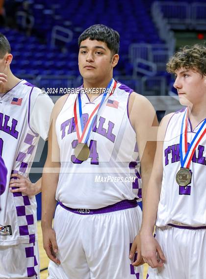 Thumbnail 1 in Thrall vs. Shelbyville (UIL 2A Basketball Semifinal Medal Ceremony) photogallery.