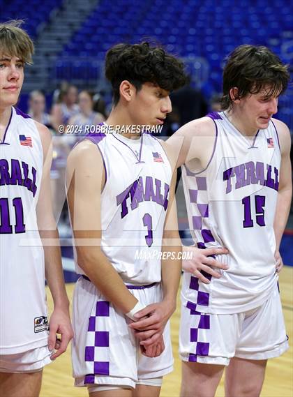 Thumbnail 2 in Thrall vs. Shelbyville (UIL 2A Basketball Semifinal Medal Ceremony) photogallery.