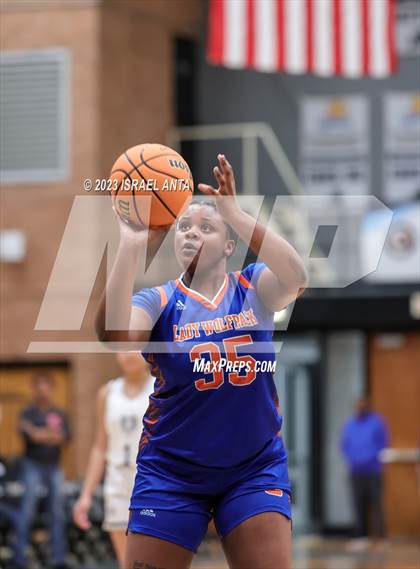 Thumbnail 2 in Purnell Swett vs. Whiteville (2023 Robeson County Shootout) photogallery.