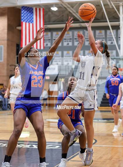 Thumbnail 3 in Purnell Swett vs. Whiteville (2023 Robeson County Shootout) photogallery.