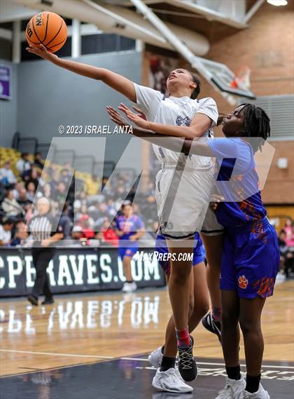 Thumbnail 2 in Purnell Swett vs. Whiteville (2023 Robeson County Shootout) photogallery.