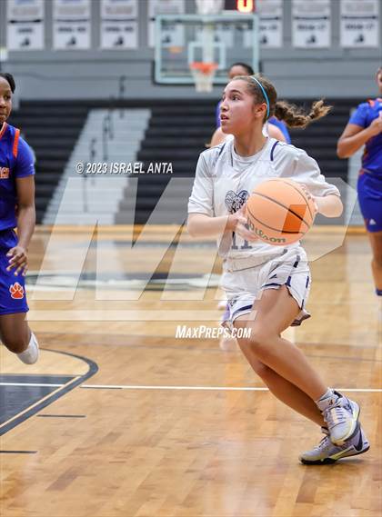 Thumbnail 3 in Purnell Swett vs. Whiteville (2023 Robeson County Shootout) photogallery.