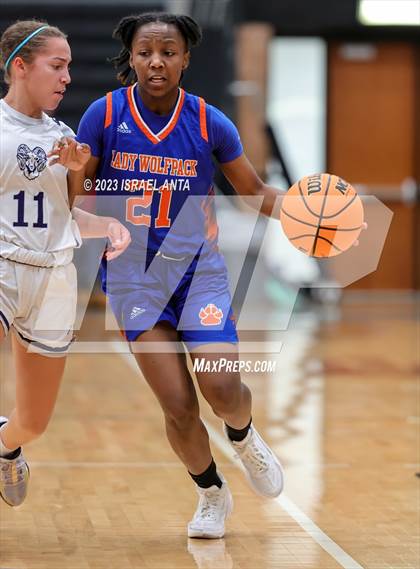 Thumbnail 3 in Purnell Swett vs. Whiteville (2023 Robeson County Shootout) photogallery.