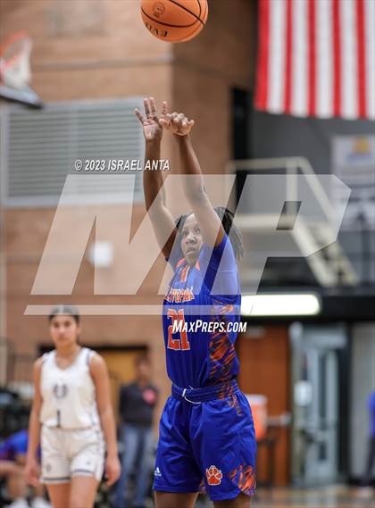 Thumbnail 2 in Purnell Swett vs. Whiteville (2023 Robeson County Shootout) photogallery.