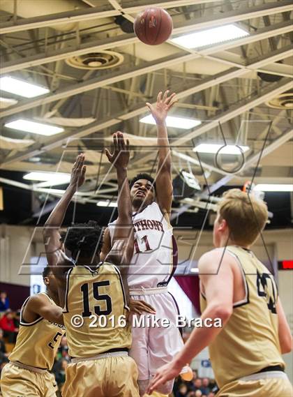Thumbnail 3 in Bentonville vs St. Anthony (Spalding Hoophall Classic) photogallery.