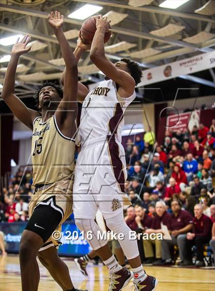 Thumbnail 3 in Bentonville vs St. Anthony (Spalding Hoophall Classic) photogallery.