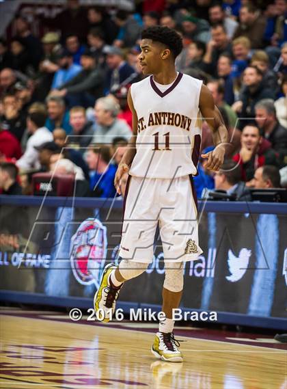 Thumbnail 2 in Bentonville vs St. Anthony (Spalding Hoophall Classic) photogallery.