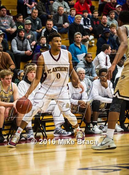 Thumbnail 1 in Bentonville vs St. Anthony (Spalding Hoophall Classic) photogallery.