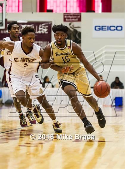 Thumbnail 3 in Bentonville vs St. Anthony (Spalding Hoophall Classic) photogallery.