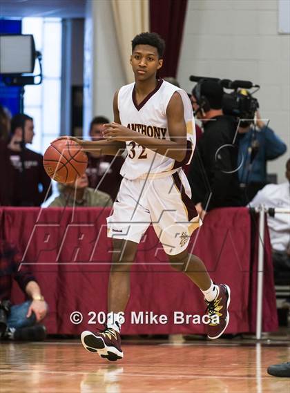 Thumbnail 2 in Bentonville vs St. Anthony (Spalding Hoophall Classic) photogallery.