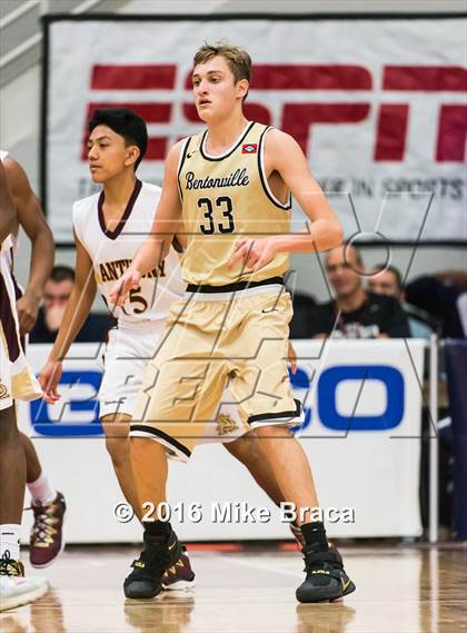Thumbnail 2 in Bentonville vs St. Anthony (Spalding Hoophall Classic) photogallery.
