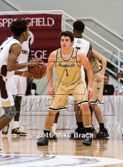 Thumbnail 2 in Bentonville vs St. Anthony (Spalding Hoophall Classic) photogallery.