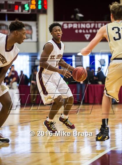 Thumbnail 1 in Bentonville vs St. Anthony (Spalding Hoophall Classic) photogallery.
