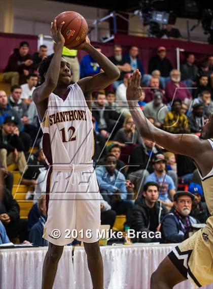 Thumbnail 1 in Bentonville vs St. Anthony (Spalding Hoophall Classic) photogallery.