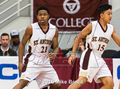 Thumbnail 3 in Bentonville vs St. Anthony (Spalding Hoophall Classic) photogallery.