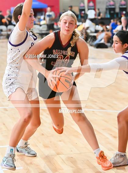 Thumbnail 2 in Salpointe Catholic vs. Notre Dame Prep (Section 7) photogallery.