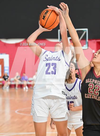 Thumbnail 2 in Salpointe Catholic vs. Notre Dame Prep (Section 7) photogallery.