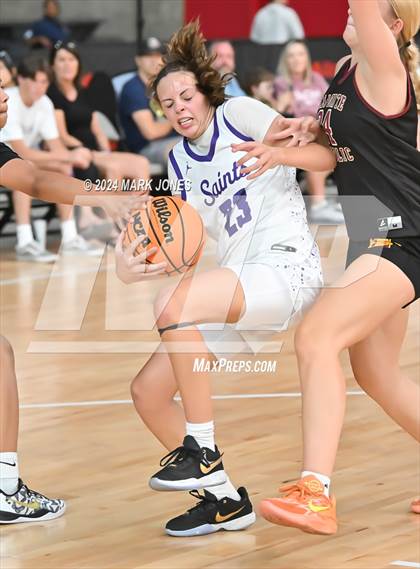 Thumbnail 2 in Salpointe Catholic vs. Notre Dame Prep (Section 7) photogallery.