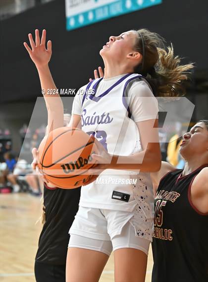 Thumbnail 3 in Salpointe Catholic vs. Notre Dame Prep (Section 7) photogallery.