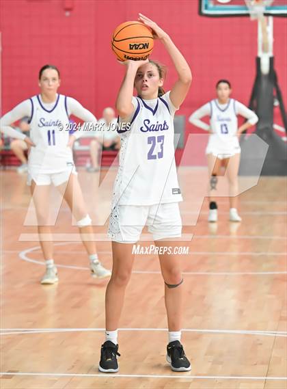 Thumbnail 3 in Salpointe Catholic vs. Notre Dame Prep (Section 7) photogallery.