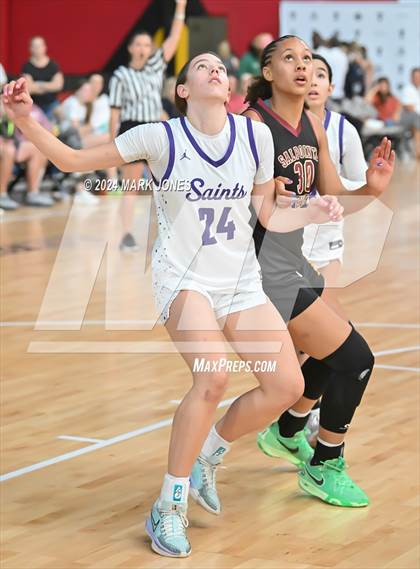 Thumbnail 2 in Salpointe Catholic vs. Notre Dame Prep (Section 7) photogallery.
