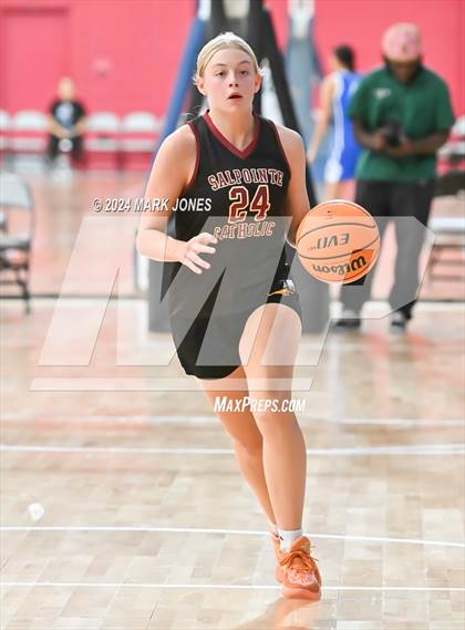 Thumbnail 3 in Salpointe Catholic vs. Notre Dame Prep (Section 7) photogallery.