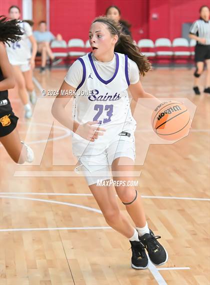 Thumbnail 3 in Salpointe Catholic vs. Notre Dame Prep (Section 7) photogallery.