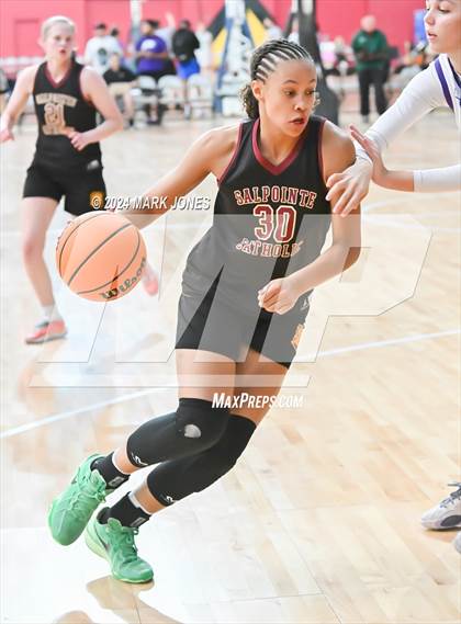 Thumbnail 3 in Salpointe Catholic vs. Notre Dame Prep (Section 7) photogallery.