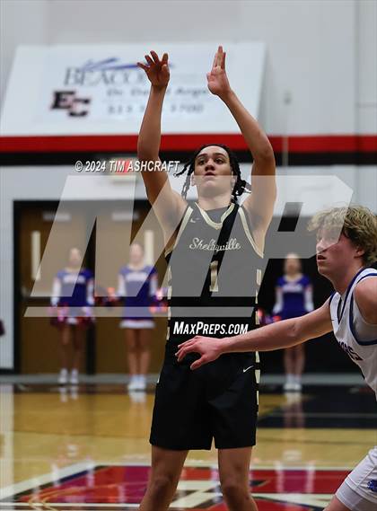 Thumbnail 3 in Shelbyville vs Whiteland (IHSAA 4A Sectional 14 Round 1) photogallery.