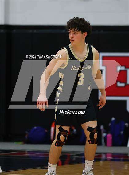 Thumbnail 3 in Shelbyville vs Whiteland (IHSAA 4A Sectional 14 Round 1) photogallery.