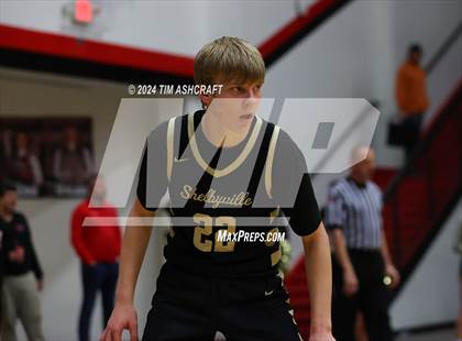 Thumbnail 2 in Shelbyville vs Whiteland (IHSAA 4A Sectional 14 Round 1) photogallery.