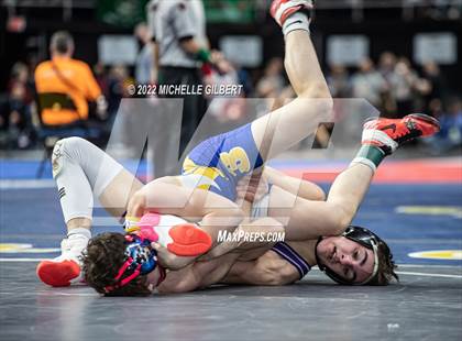 Thumbnail 1 in NYSPHSAA D2 State Championship Wrestling Round 3 photogallery.