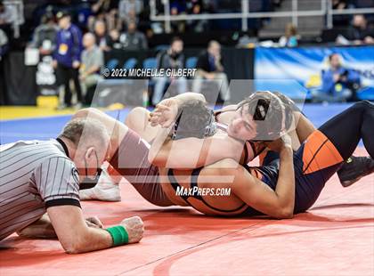 Thumbnail 3 in NYSPHSAA D2 State Championship Wrestling Round 3 photogallery.