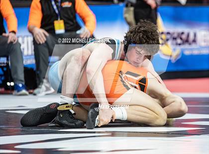 Thumbnail 3 in NYSPHSAA D2 State Championship Wrestling Round 3 photogallery.