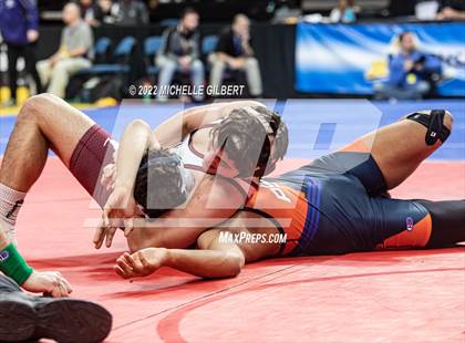 Thumbnail 1 in NYSPHSAA D2 State Championship Wrestling Round 3 photogallery.