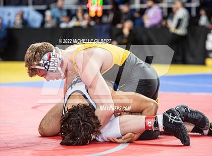 Thumbnail 2 in NYSPHSAA D2 State Championship Wrestling Round 3 photogallery.