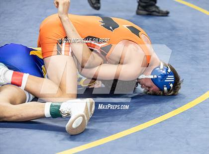 Thumbnail 1 in NYSPHSAA D2 State Championship Wrestling Round 3 photogallery.