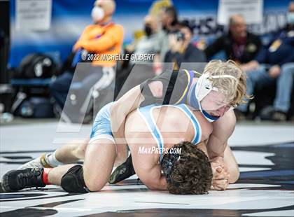 Thumbnail 1 in NYSPHSAA D2 State Championship Wrestling Round 3 photogallery.
