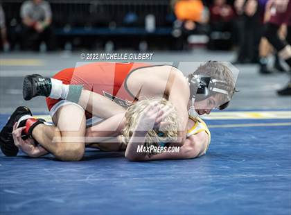 Thumbnail 1 in NYSPHSAA D2 State Championship Wrestling Round 3 photogallery.
