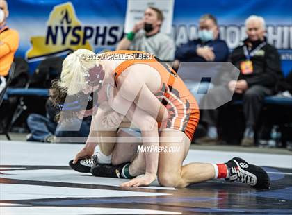 Thumbnail 3 in NYSPHSAA D2 State Championship Wrestling Round 3 photogallery.