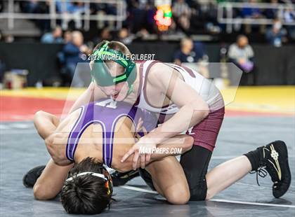 Thumbnail 2 in NYSPHSAA D2 State Championship Wrestling Round 3 photogallery.