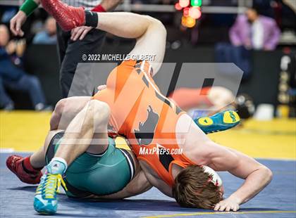 Thumbnail 3 in NYSPHSAA D2 State Championship Wrestling Round 3 photogallery.