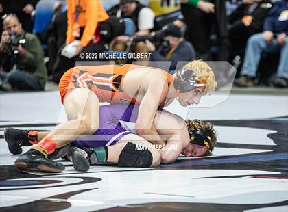 Thumbnail 1 in NYSPHSAA D2 State Championship Wrestling Round 3 photogallery.