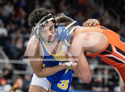 Thumbnail 2 in NYSPHSAA D2 State Championship Wrestling Round 3 photogallery.